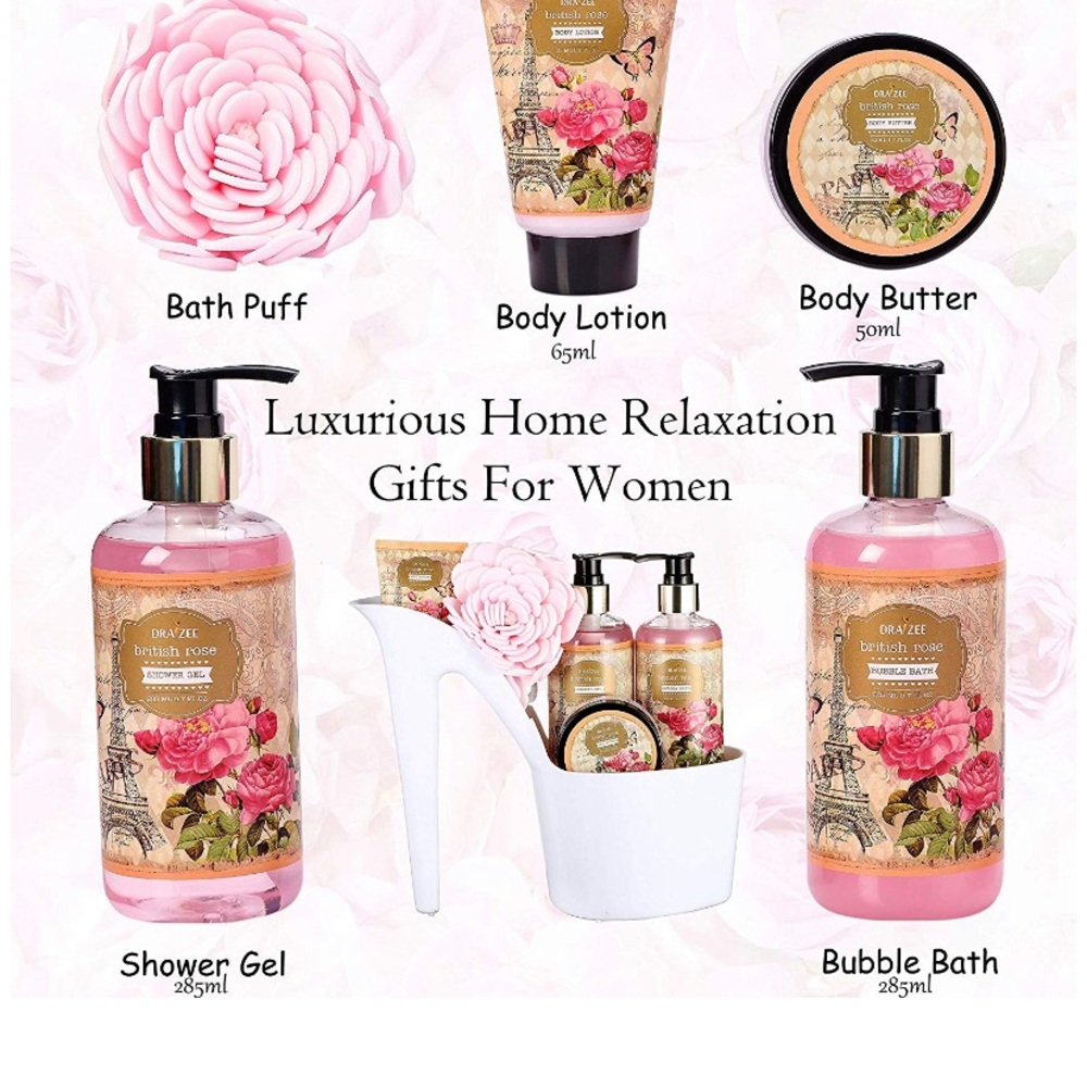 2/$60 Rose Scented Heel Shoe 4pc Gift set - Picture 3 of 4